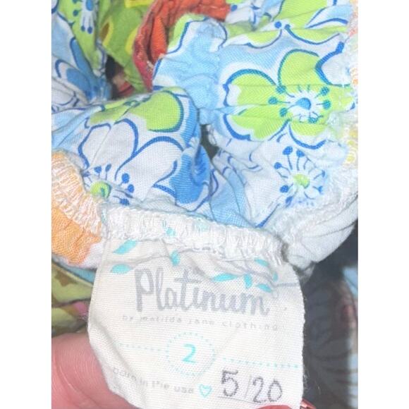 Matilda Jane Platinum Dress Size 2 #5/20 Zoo Elephant Print Tiered Play Dress - Picture 11 of 16